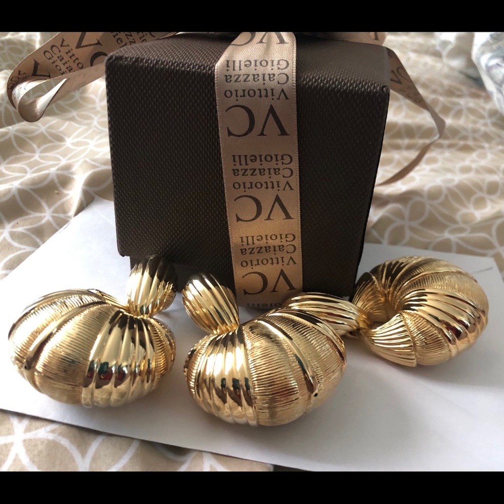 18kt pure italian gold set